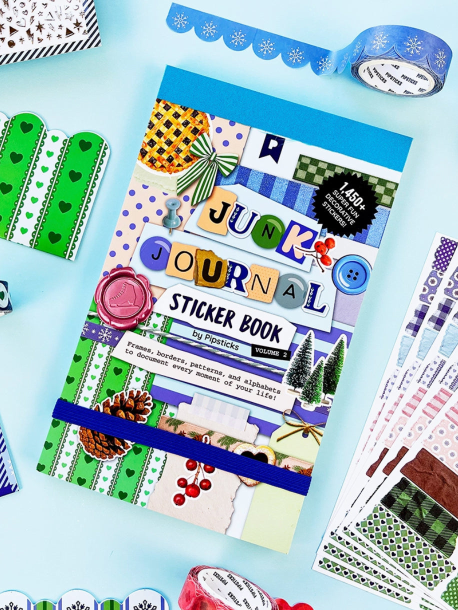 Winter Whimsy Junk Journal Sticker Book