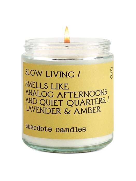 Slow Living (Lavender & Amber) Candle
