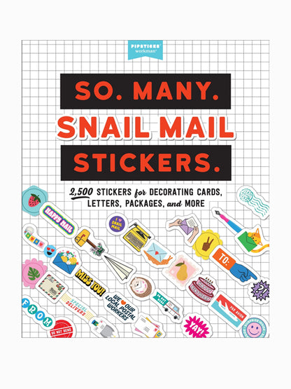 So. Many. Snail Mail Stickers.