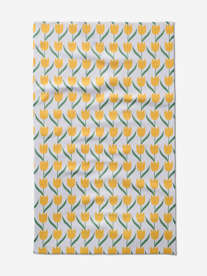 Tulip Flowers Tea Towel