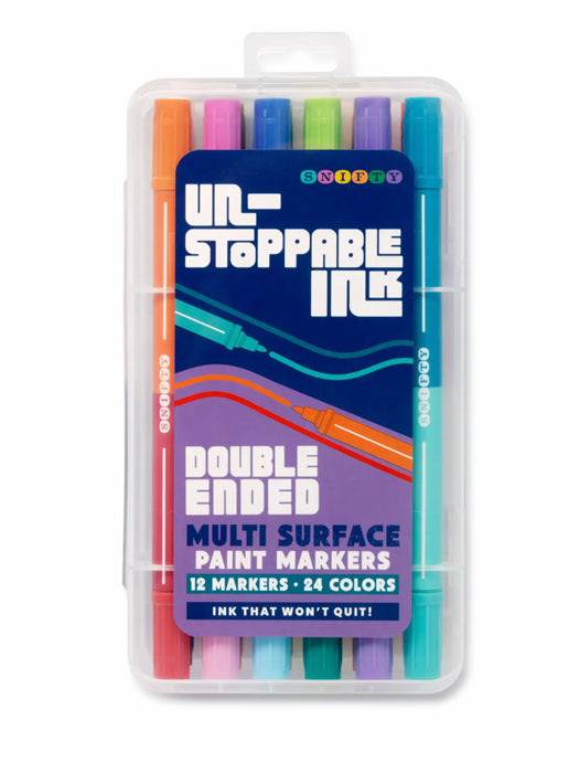 Bright Un-Stoppable Double-ended Paint Markers