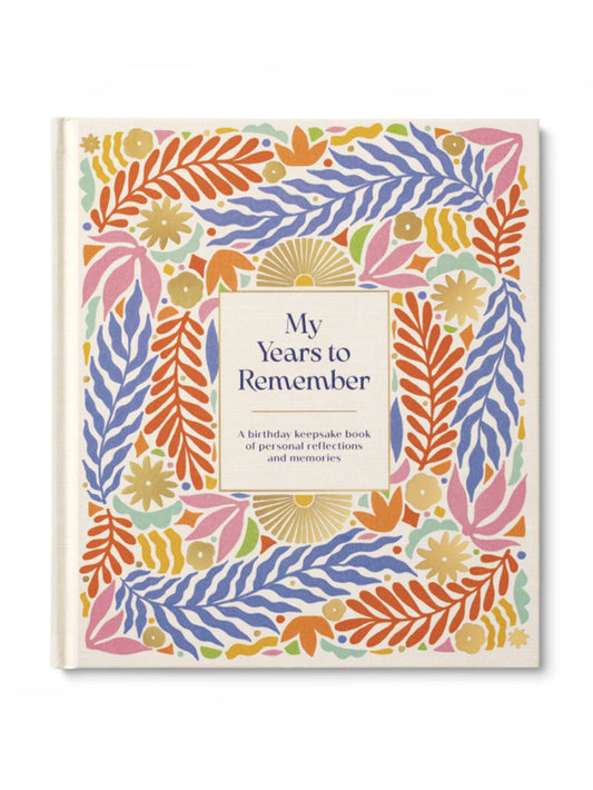 My Years to Remember Birthday Keepsake Book