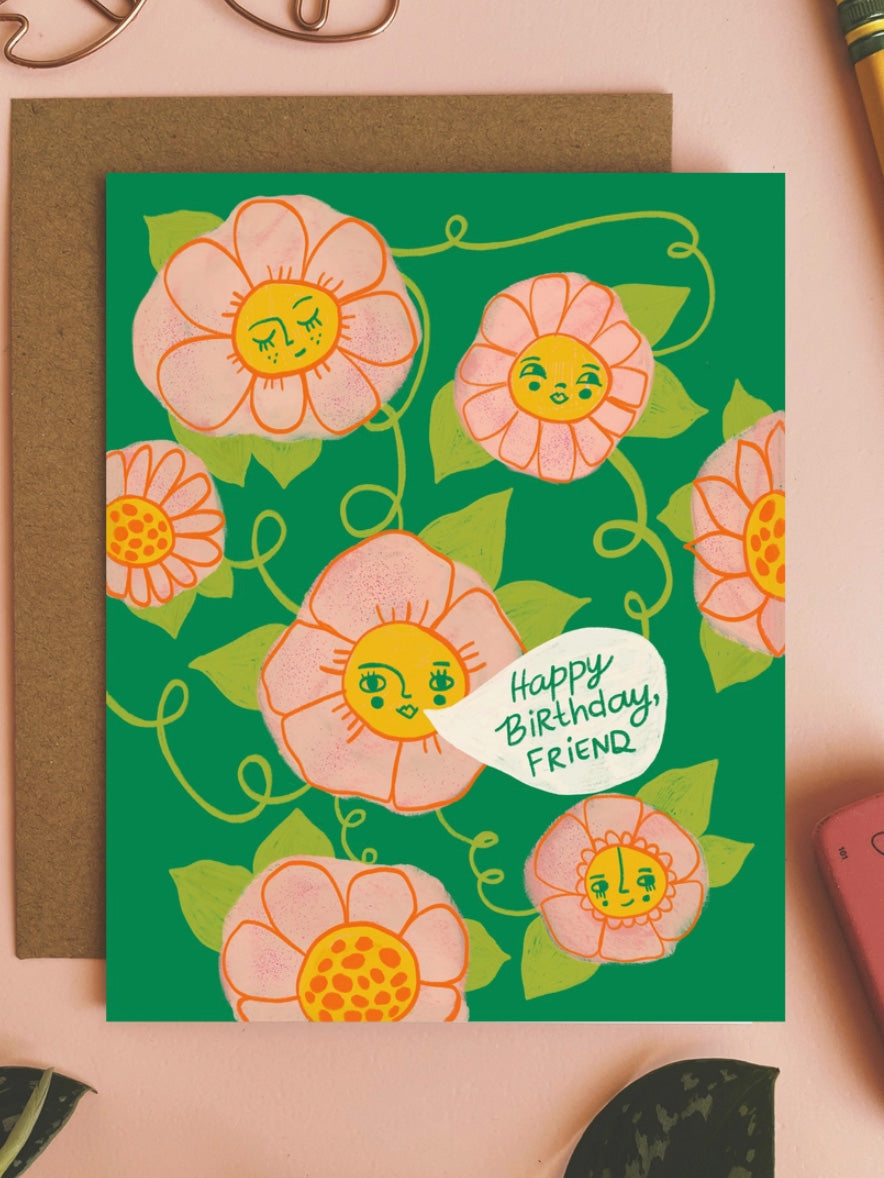 happy birthday, friend card