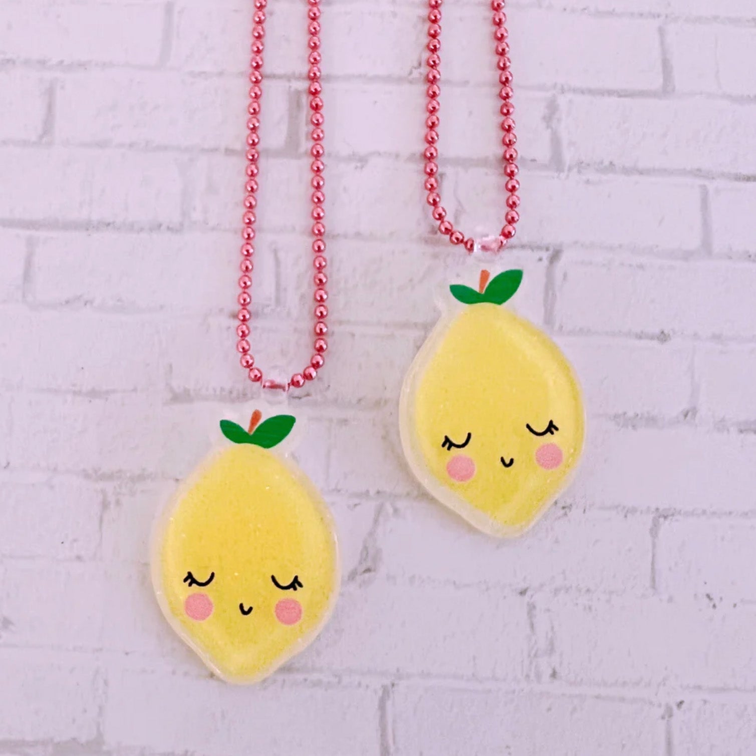 happy lemon necklace