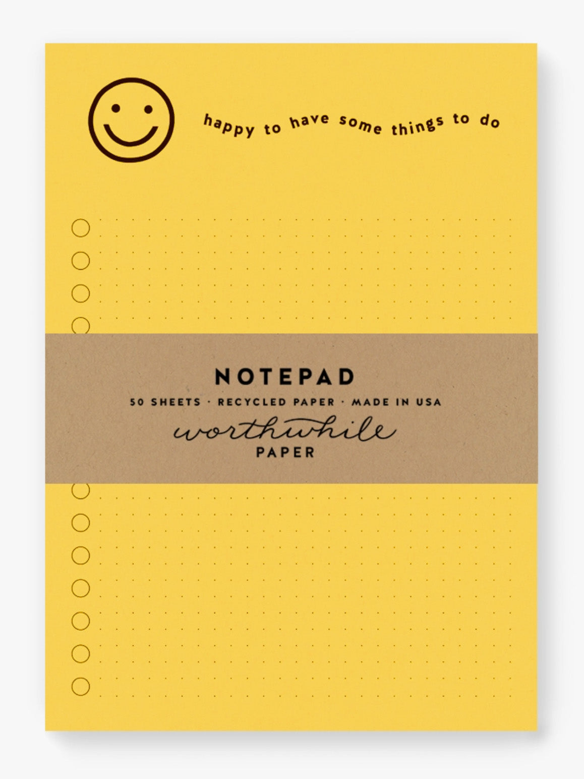 happy notepad