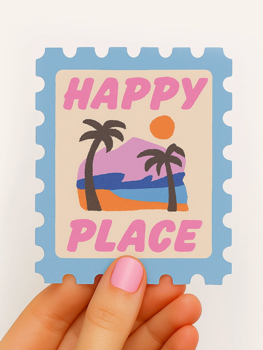 happy place sticker