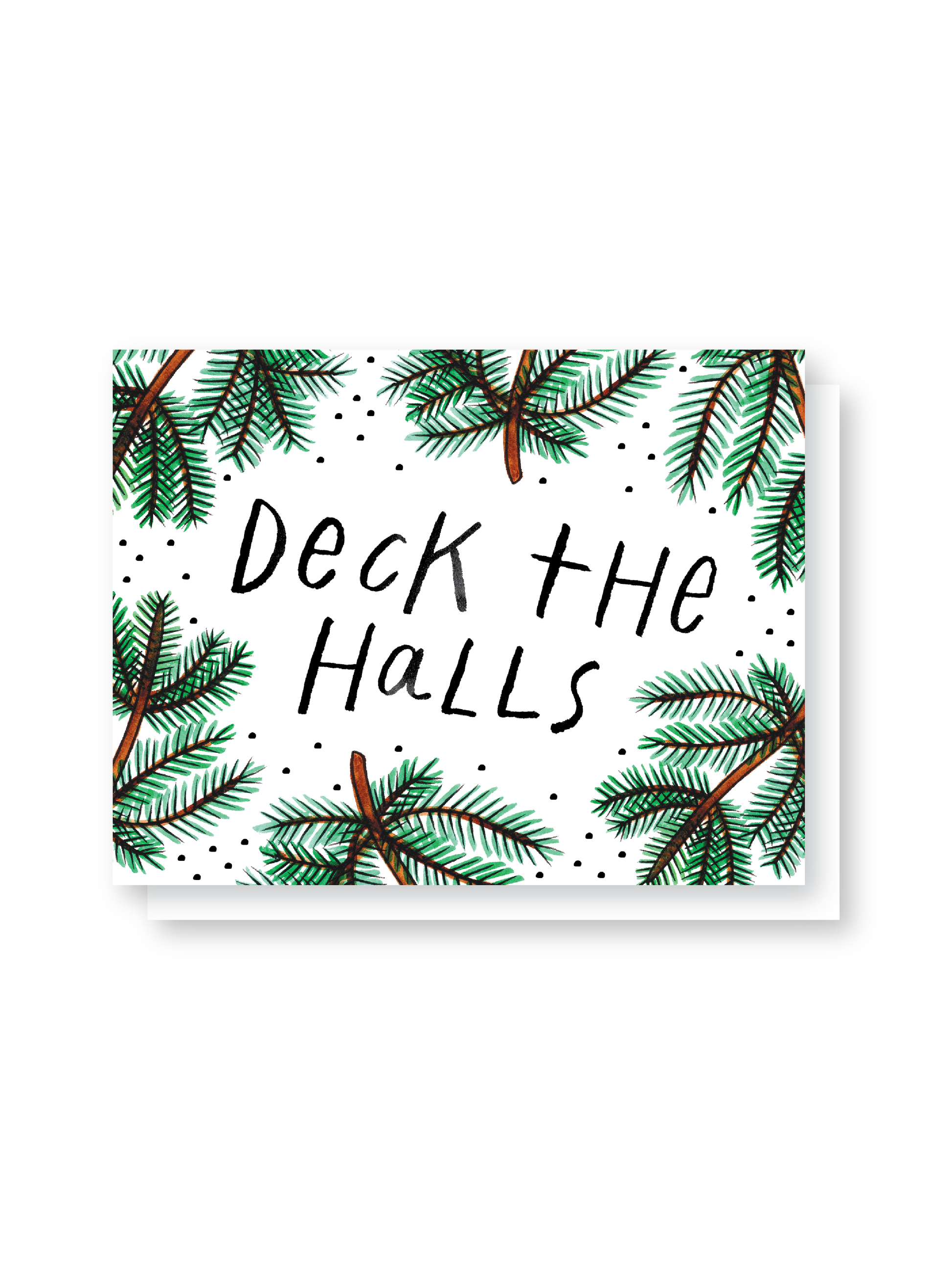 deck the halls card