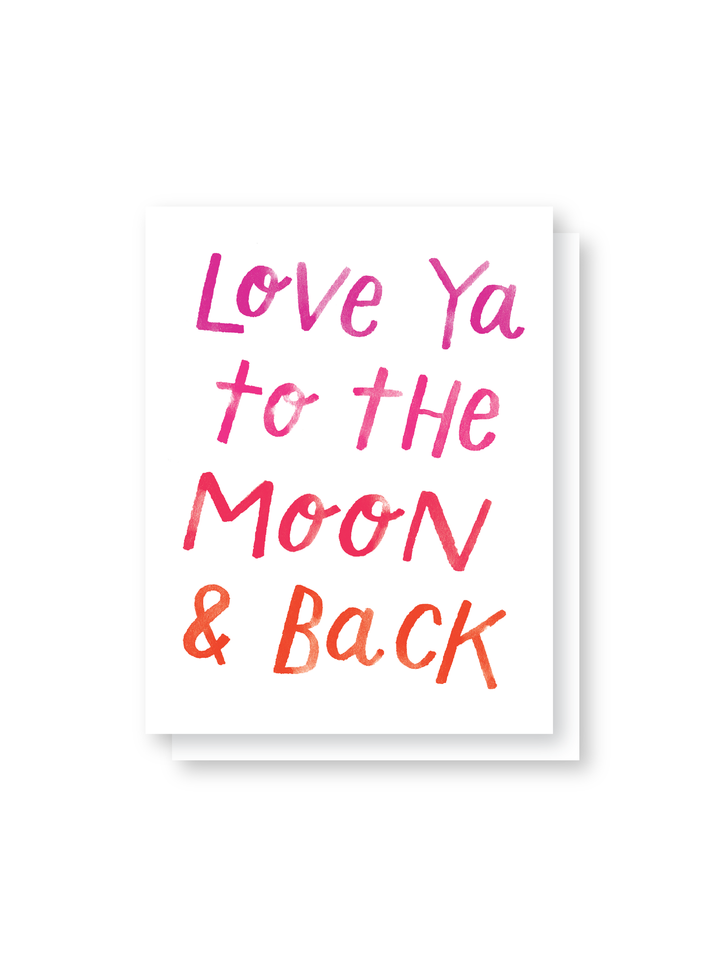 love moon card