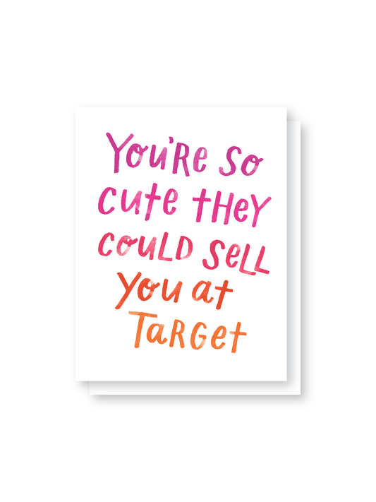 so cute target card