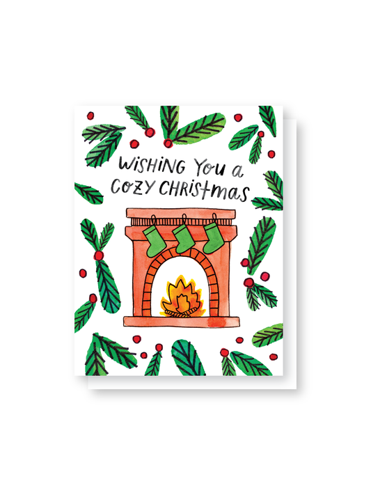 cozy christmas card