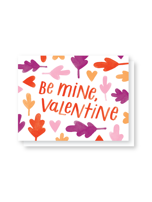 be mine valentine card
