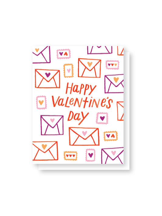 valentine's day love letters card