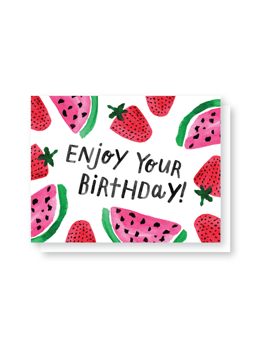 enjoy your birthday card