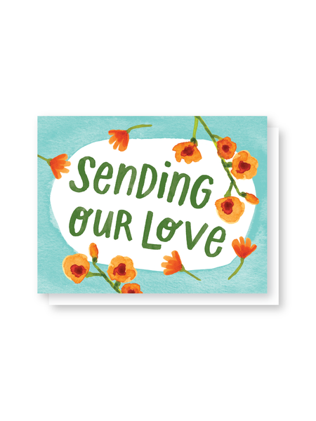 Peace + Love Stamps Card – Handzy Shop + Studio