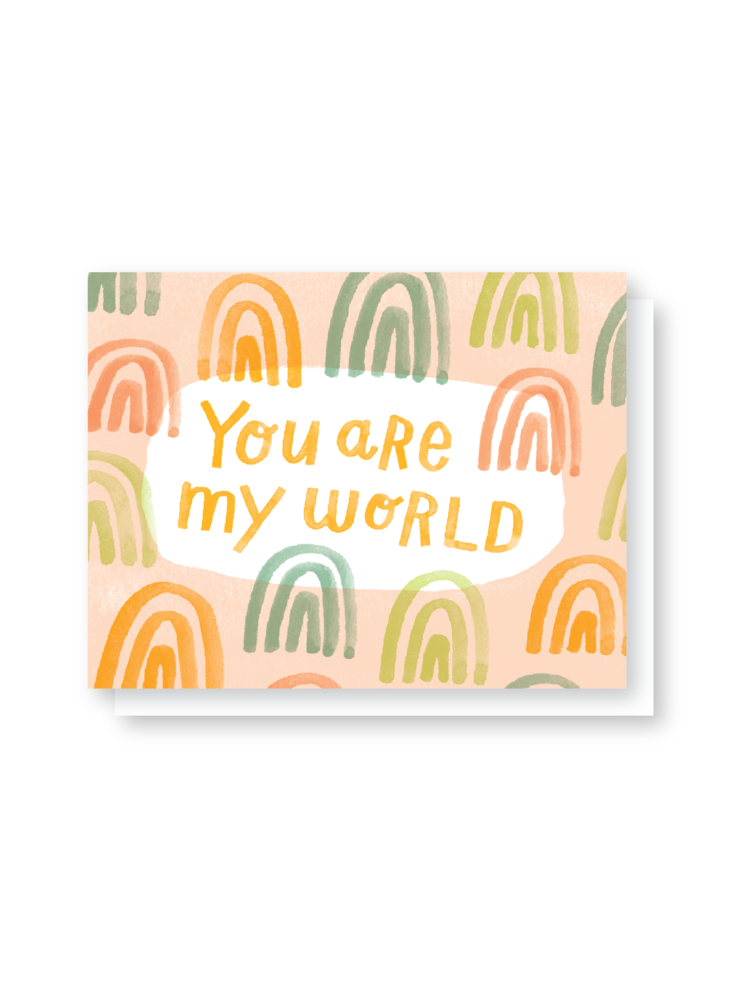 you are my world card
