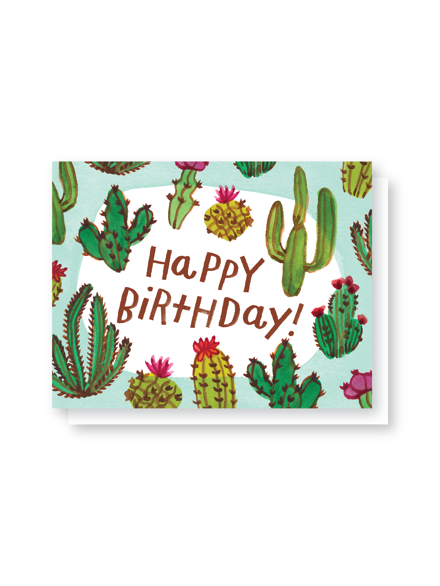 birthday cactus card
