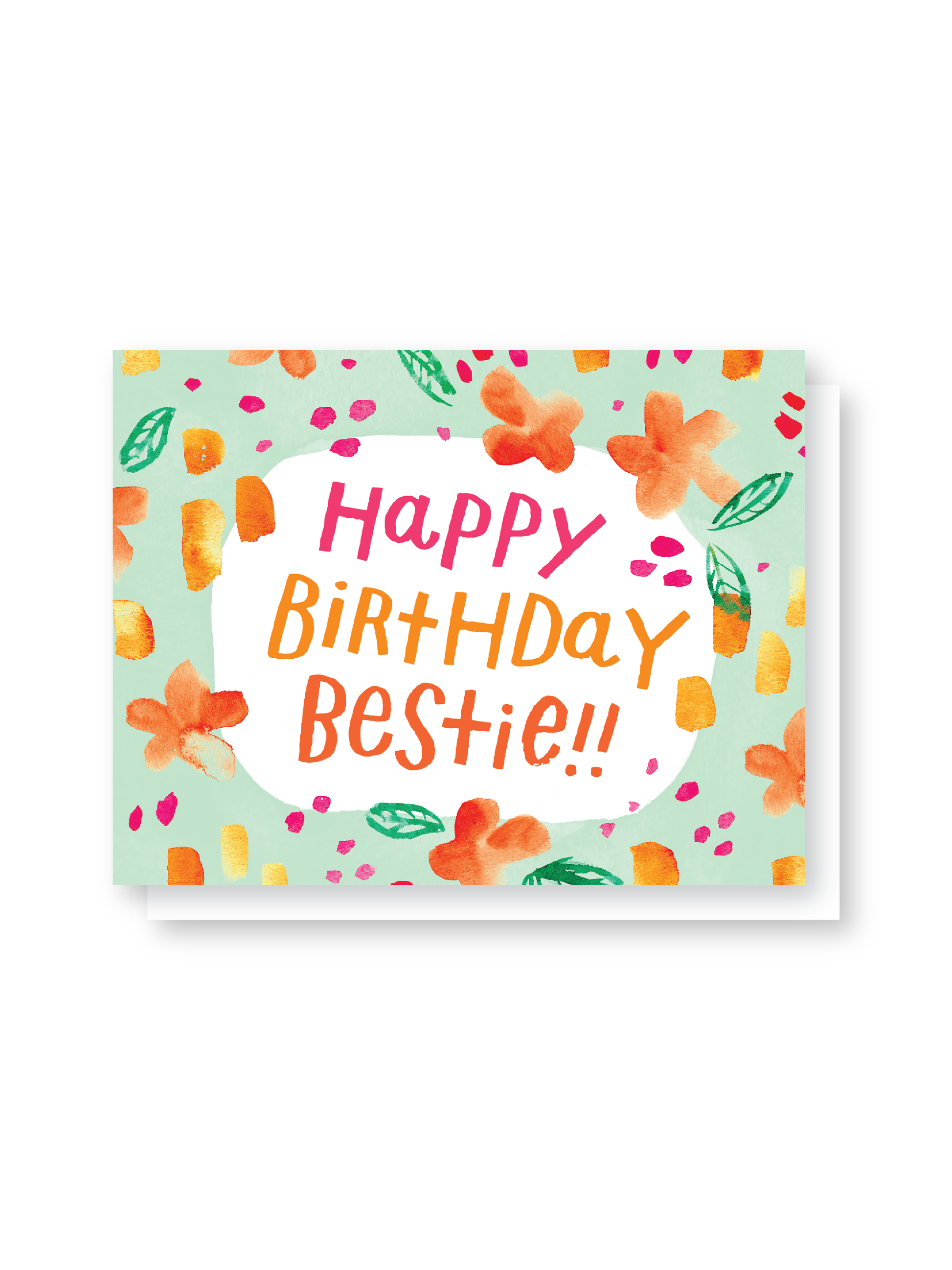 happy birthday bestie card