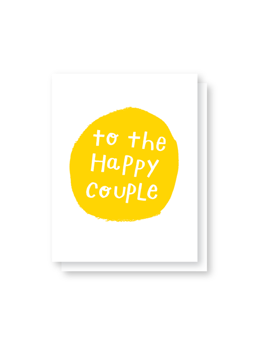 to the happy couple card