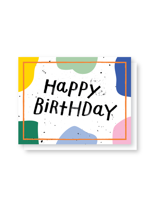 birthday shapes paint card