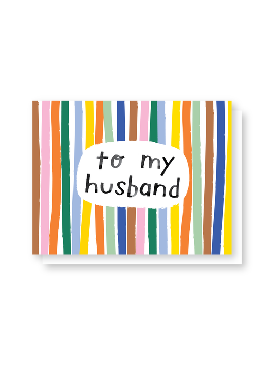 to my husband card