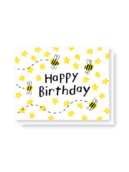 birthday bees card