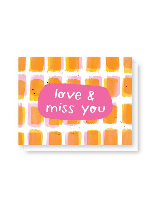 love & miss you card