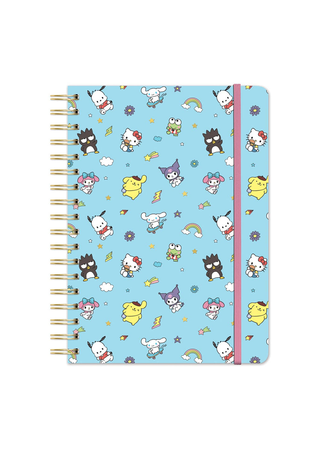 Hello Kitty and Friends College Blue Undated Tri-Tab Planner