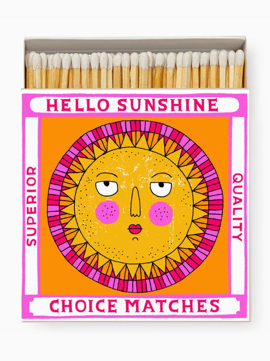 hello sunshine matchbox