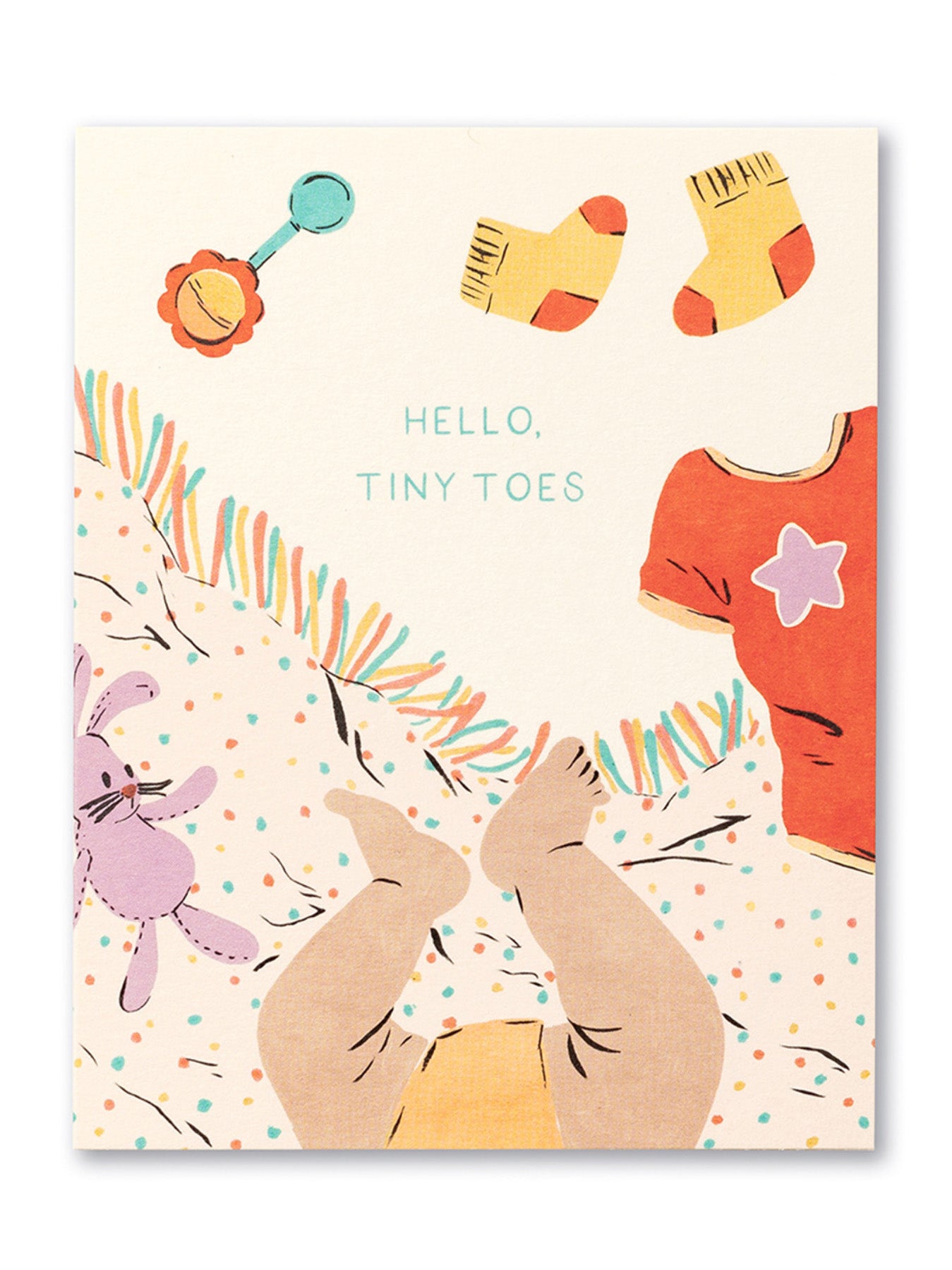 hello, tiny toes card