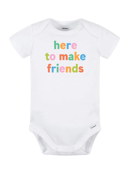 Here to Make Friends Onesie