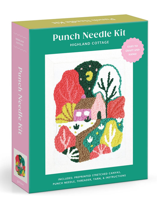 Highland Cottage Punch Needle Kit