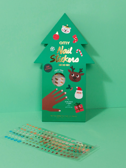 ho ho ho kids nail stickers