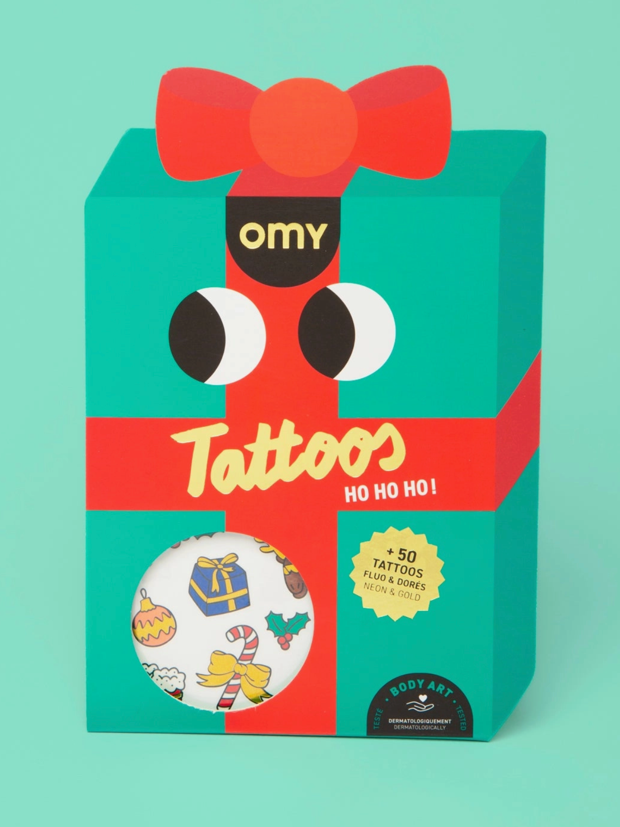 ho ho ho temporary tattoos