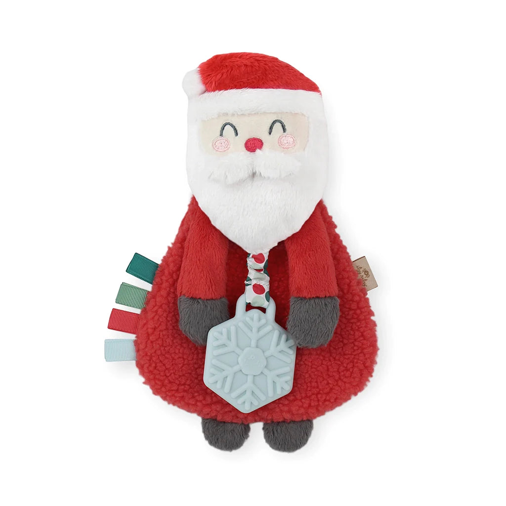 Santa Holiday Plush Teether