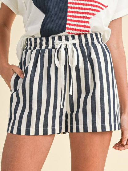 holly striped shorts