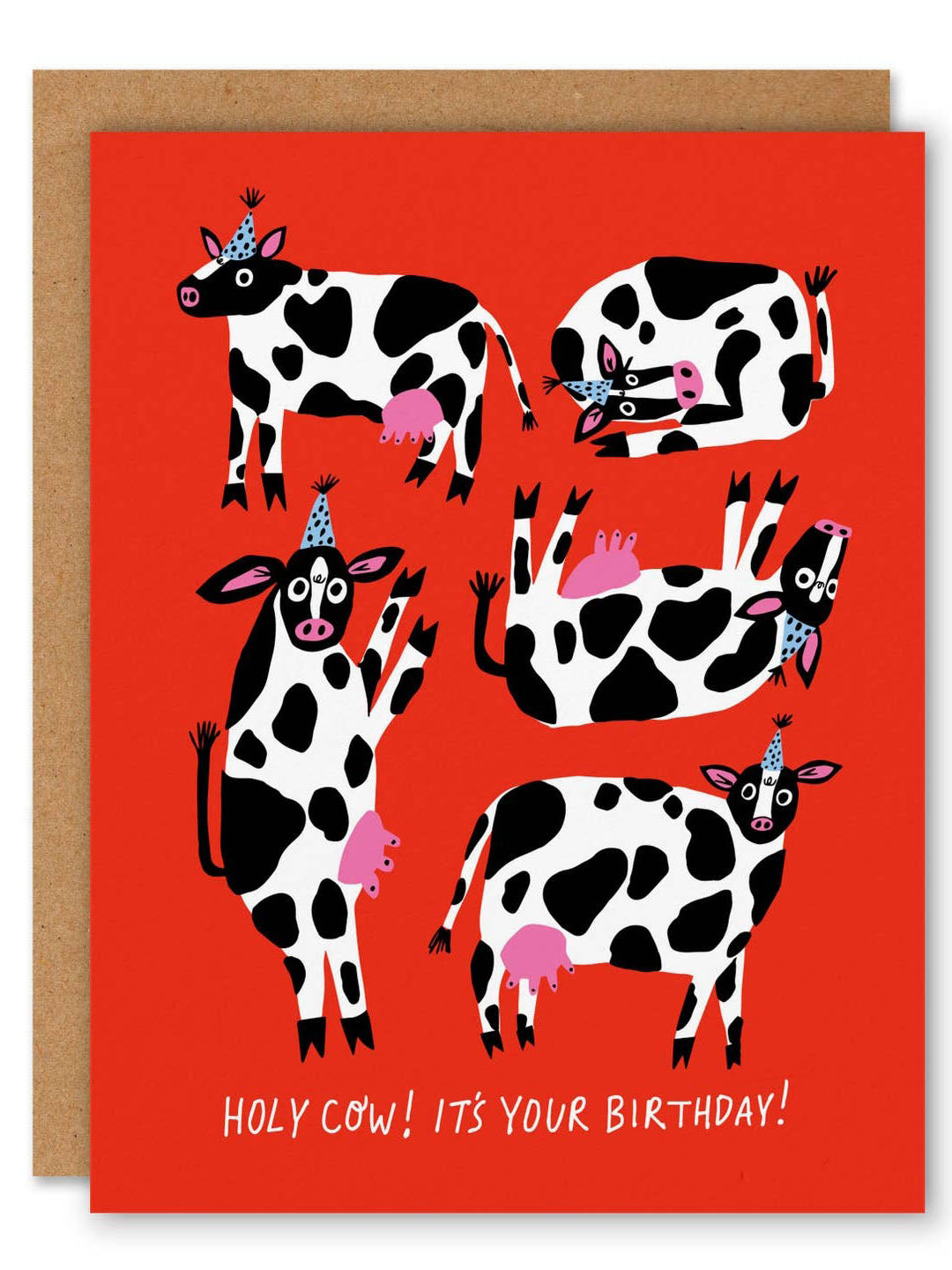 Holy Cow Birthday Card