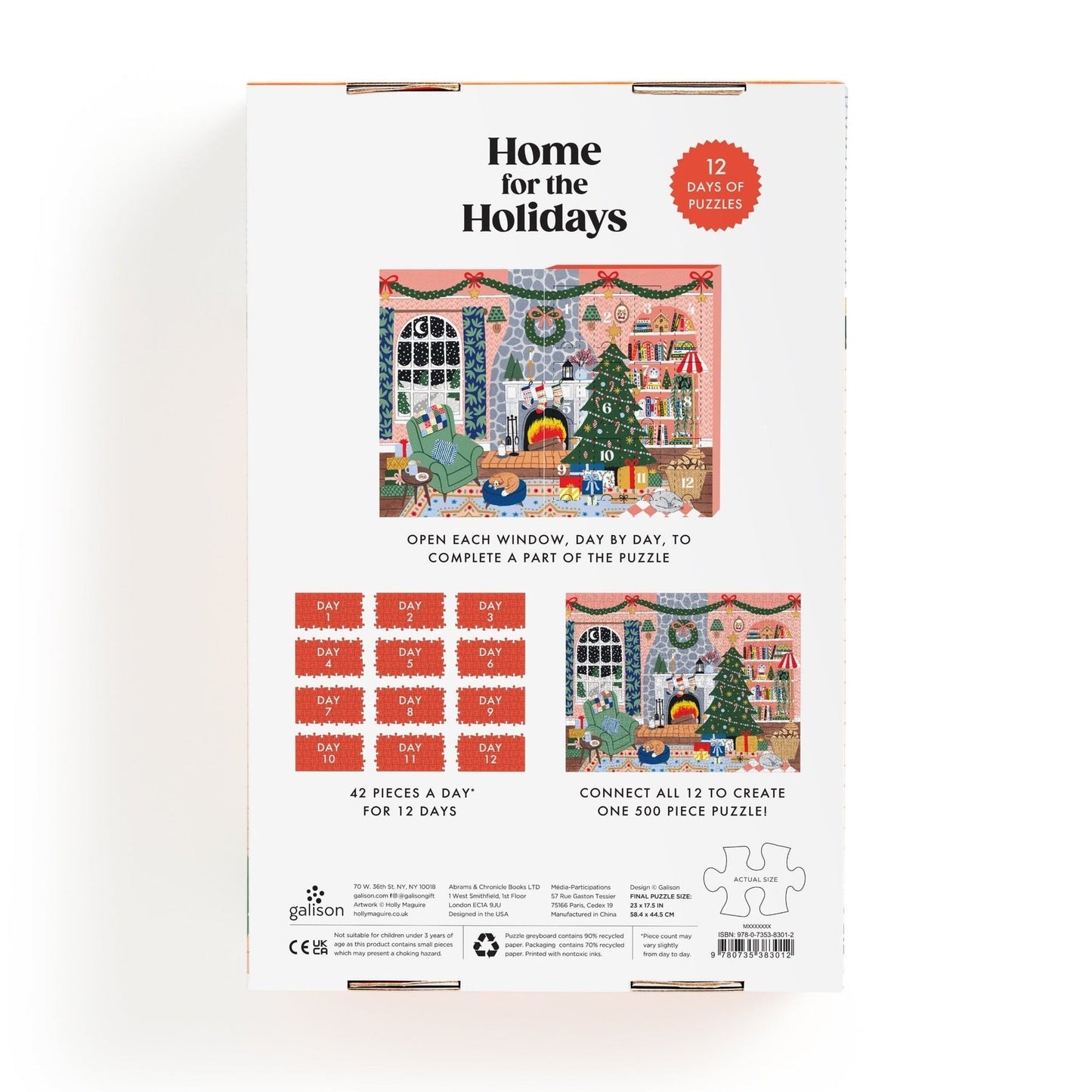 Home For The Holidays Advent Puzzle