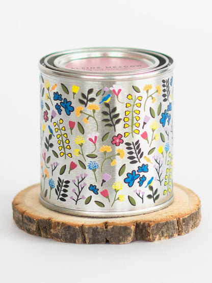 honeysuckle alpine meadow paint tin candle
