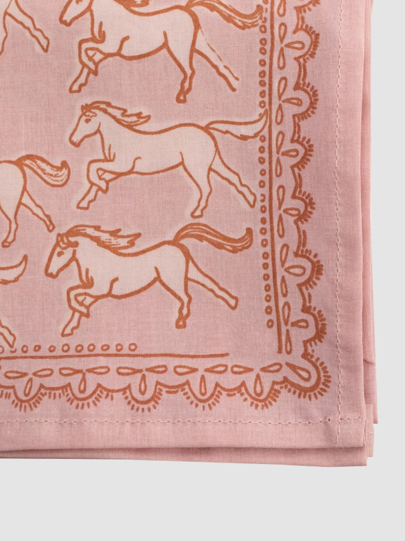 Handker Horses Brass Bandana Slide Ring