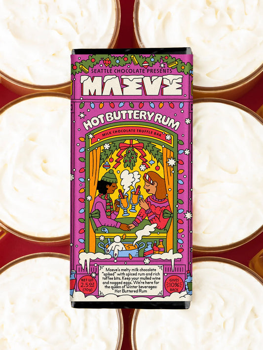 Hot Buttery Rum Truffle Bar