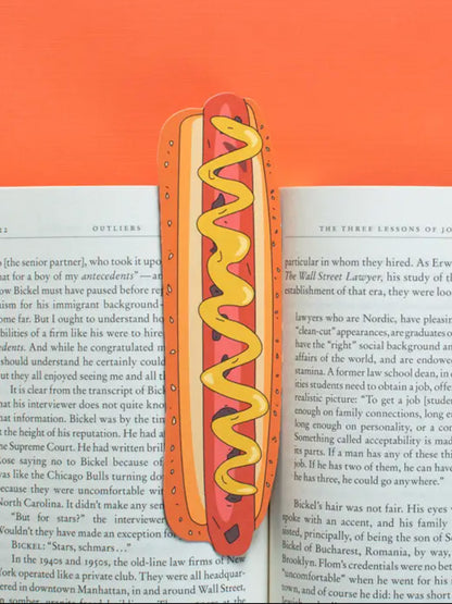 hot dog bookmark