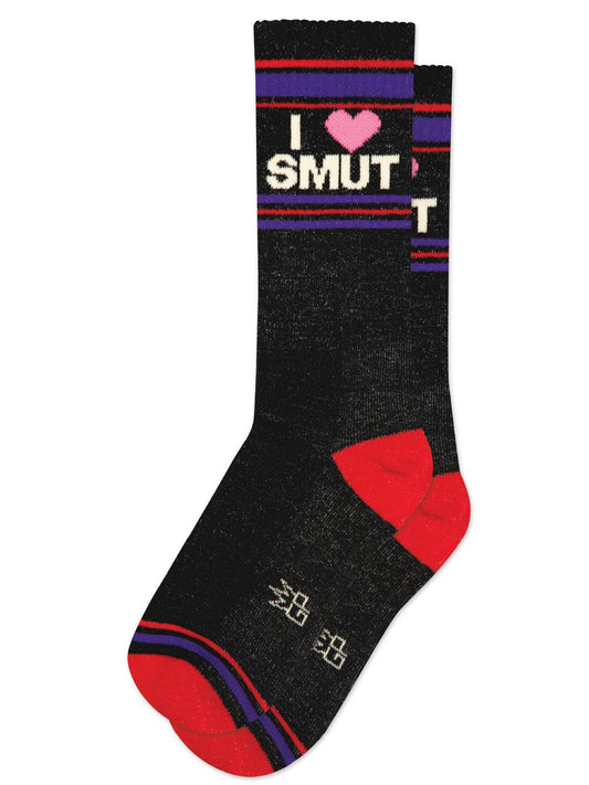 I Heart Smut Gym Crew Socks