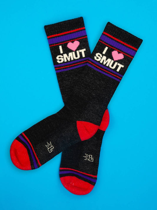 I Heart Smut Gym Crew Socks