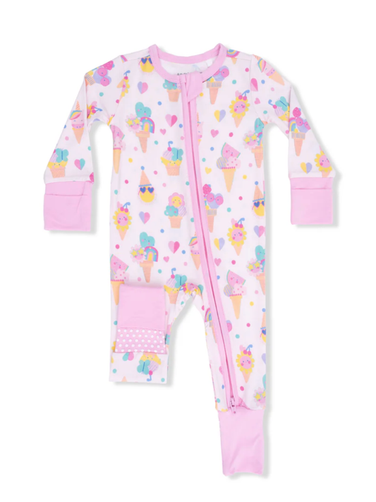 Ice Cream Fun Crew Convertible Romper