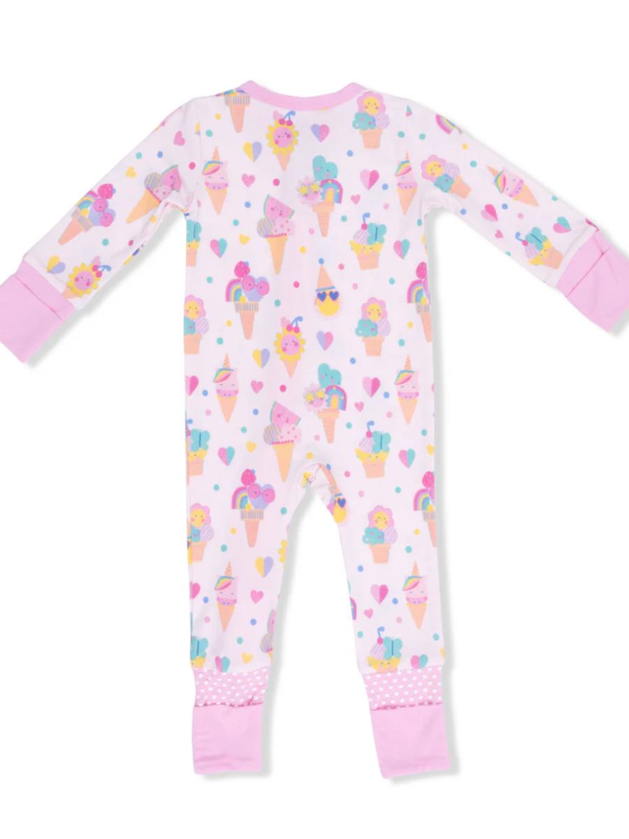 Ice Cream Fun Crew Convertible Romper
