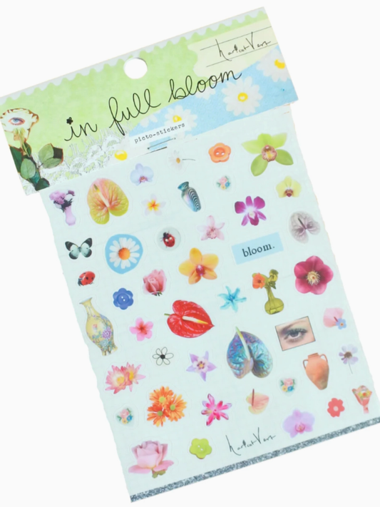 in full bloom sticker sheet
