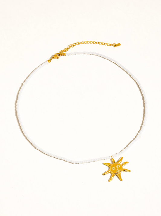 iridessa 18k gold-plated beaded necklace
