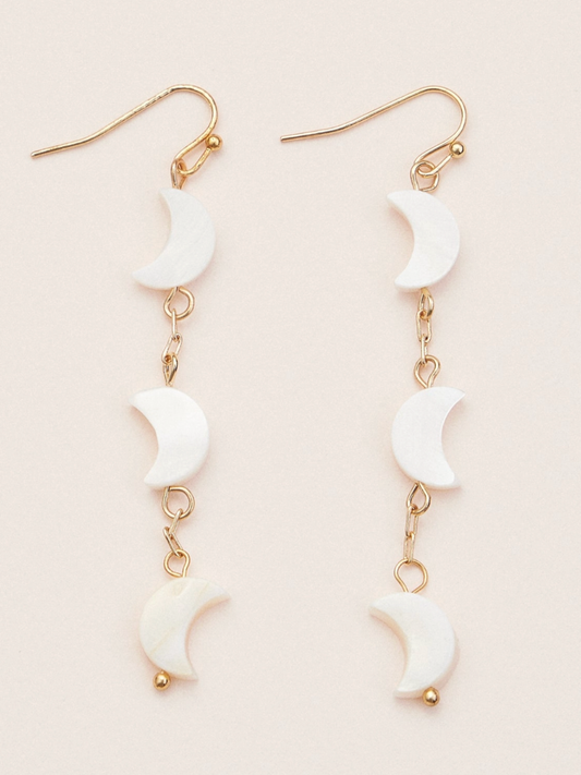 isabel moon dangly earrings