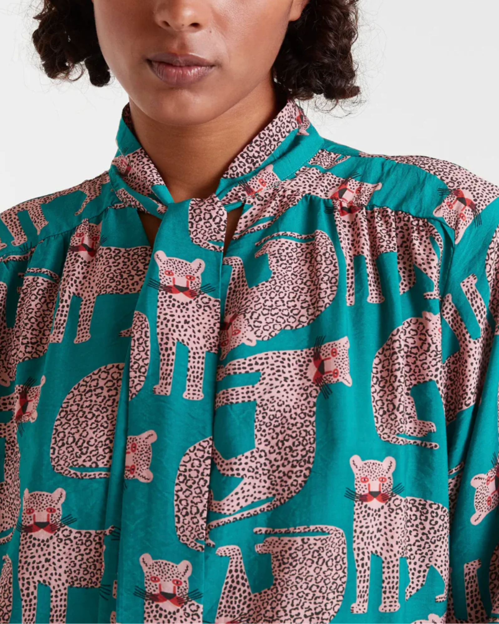 isla leopard mini dress