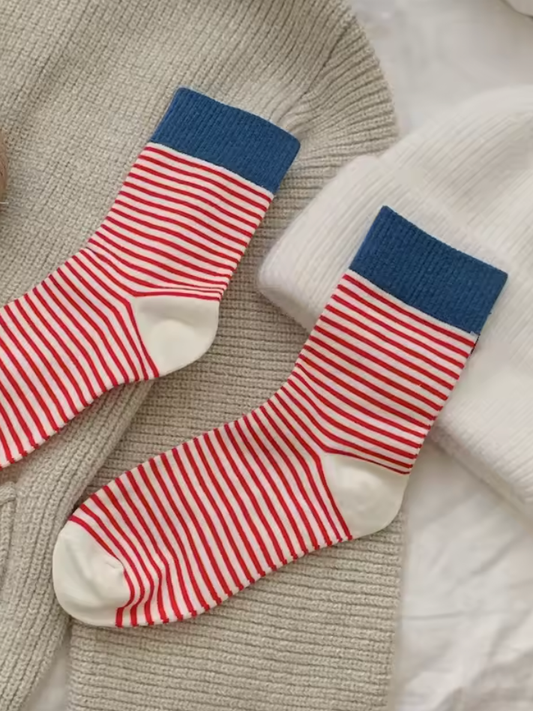 isla striped socks